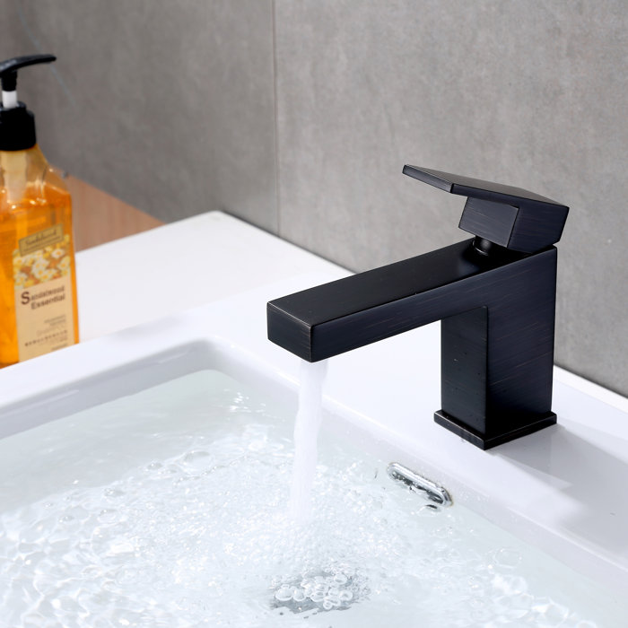 Luxier Single Hole Bathroom Faucet with Drain Assembly & Reviews Wayfair